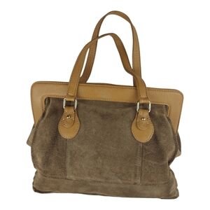 ZARA bag purse suede and leather handbag tote